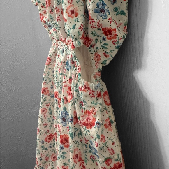 Lulu's Floral Ruffle Mini Dress - Picture 3 of 5